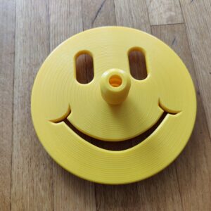 Happy Face Freediving Bottom Plate (Yellow) - 10mm Dia. Dive Line